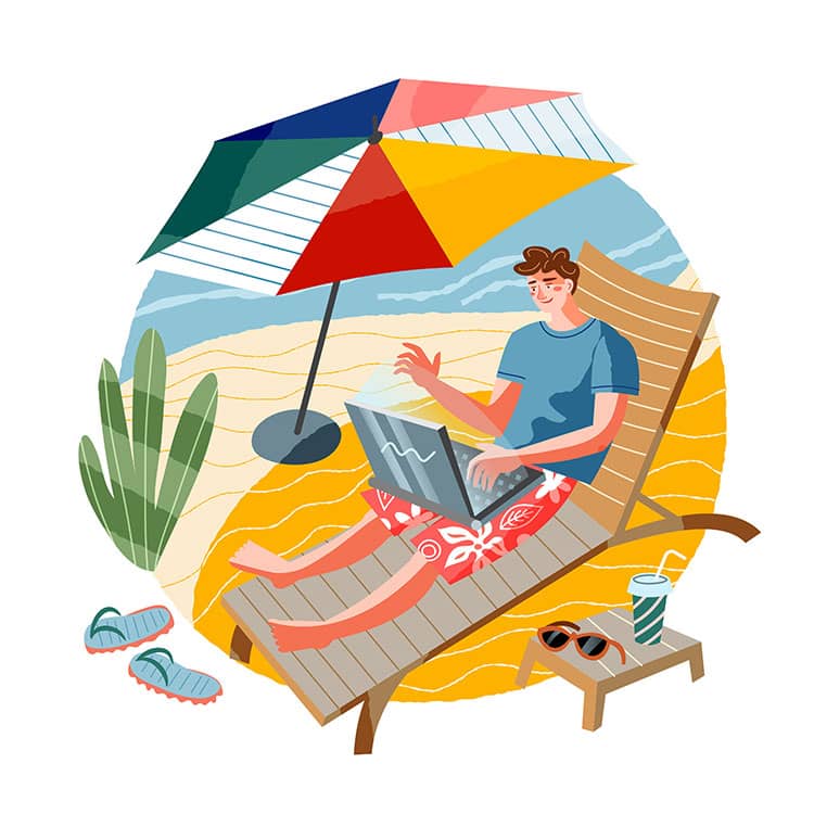 Desconectar del trabajo en vacaciones